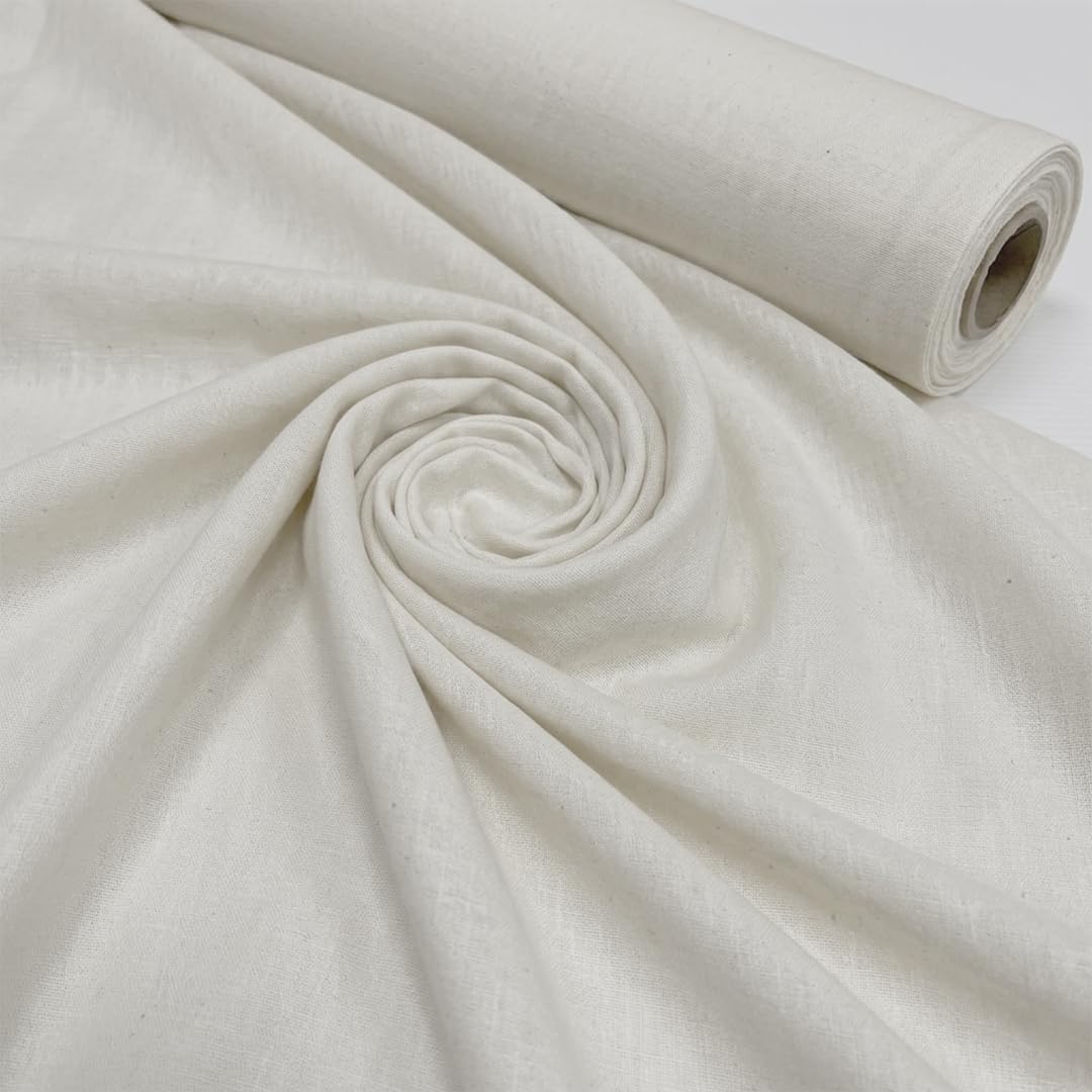 Midland Textiles Natural 2 Metre Pre Packed 100% Cotton Unbleached Muslin Cheesecloths For Butter, Cooking, Strainer, Baking, Halloween Decorations. (2 Meter)