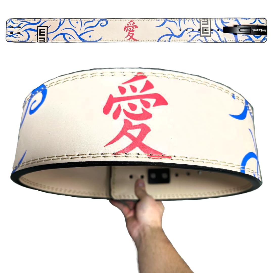 Anime Lever Belt, Weight Lifting Belt, Heavy Duty Powerlifting Weightlifting Gym Belt for Deadlifts Squats Back Support