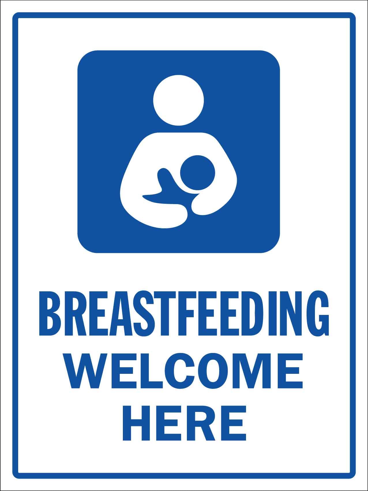XingFox Metal Tin Sign Breastfeeding Welcome Here Sign Caution Danger Safety Safety Notice Signs Indoor/Outdoor Use 12x16 Inch