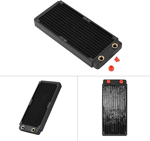 Miniatura 5 de TSRP-BP - Disipador de calor de radiador de cobre, rosca G14, intercambiador de calor líquido de refrigeración por agua para computadora, radiadores