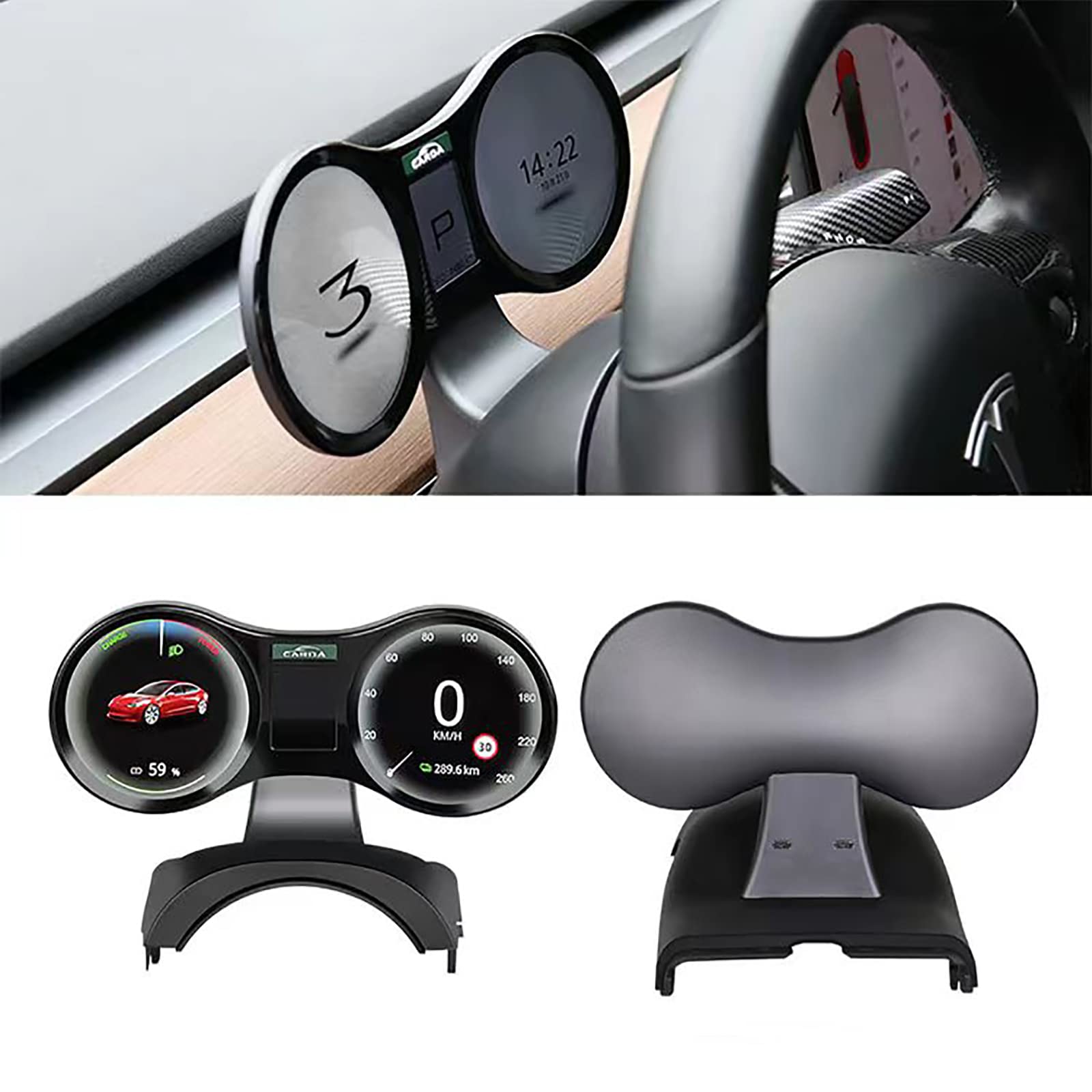 Buy Tesla Head Up Display for Model 3 Model Y, Steering Wheel HUD