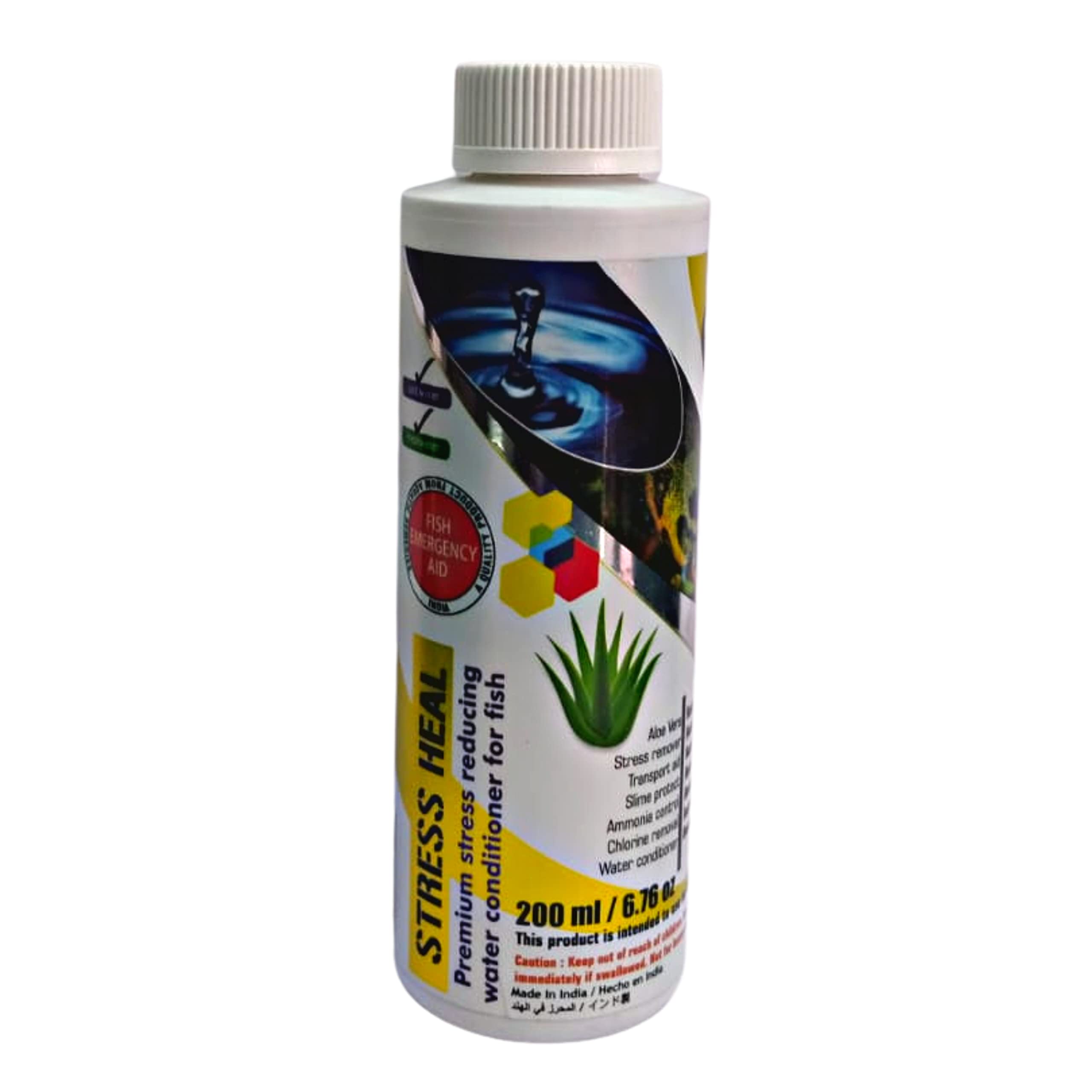 Foodie Puppies Aquatic Remedies Stress Heal - 200ml | Suitable for Fresh and Salt Water | Rapidly Reduces Stress and Mortality | Aquarium Water Conditioner with Free Key Ring (B08CDYJWTW) Amazon Price History, Amazon Price Tracker