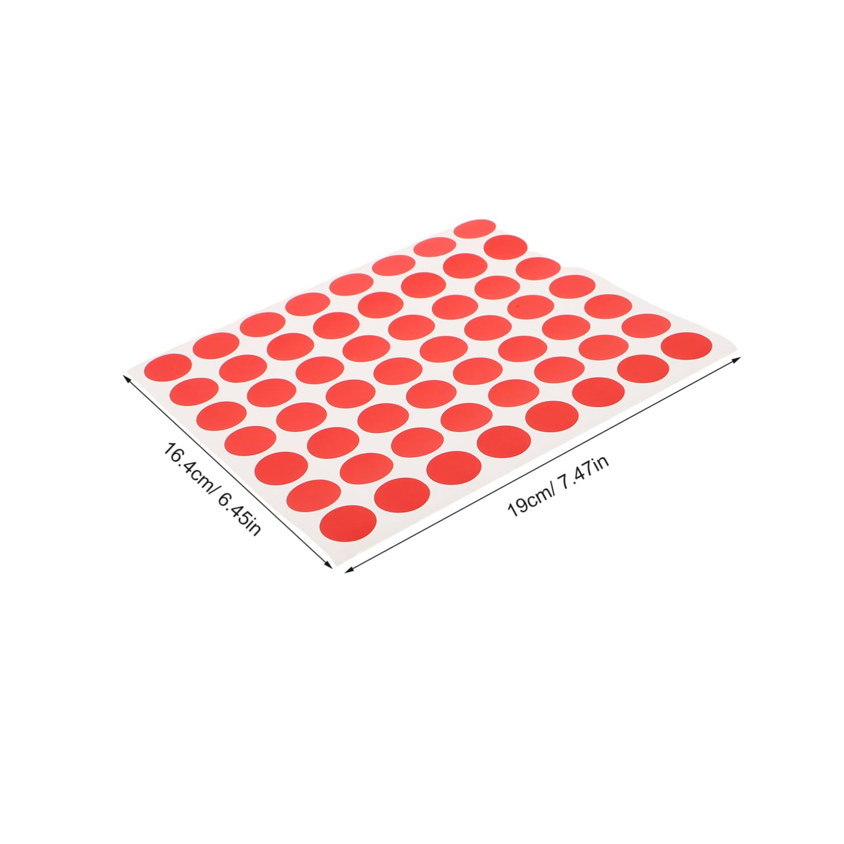 Etichette Adesive Rotonde 100 Fogli per Lavori Manuali | Formato Mini a Punti, Applicazione Facile, Uso per Sigillare Buste e Scrittura a Mano