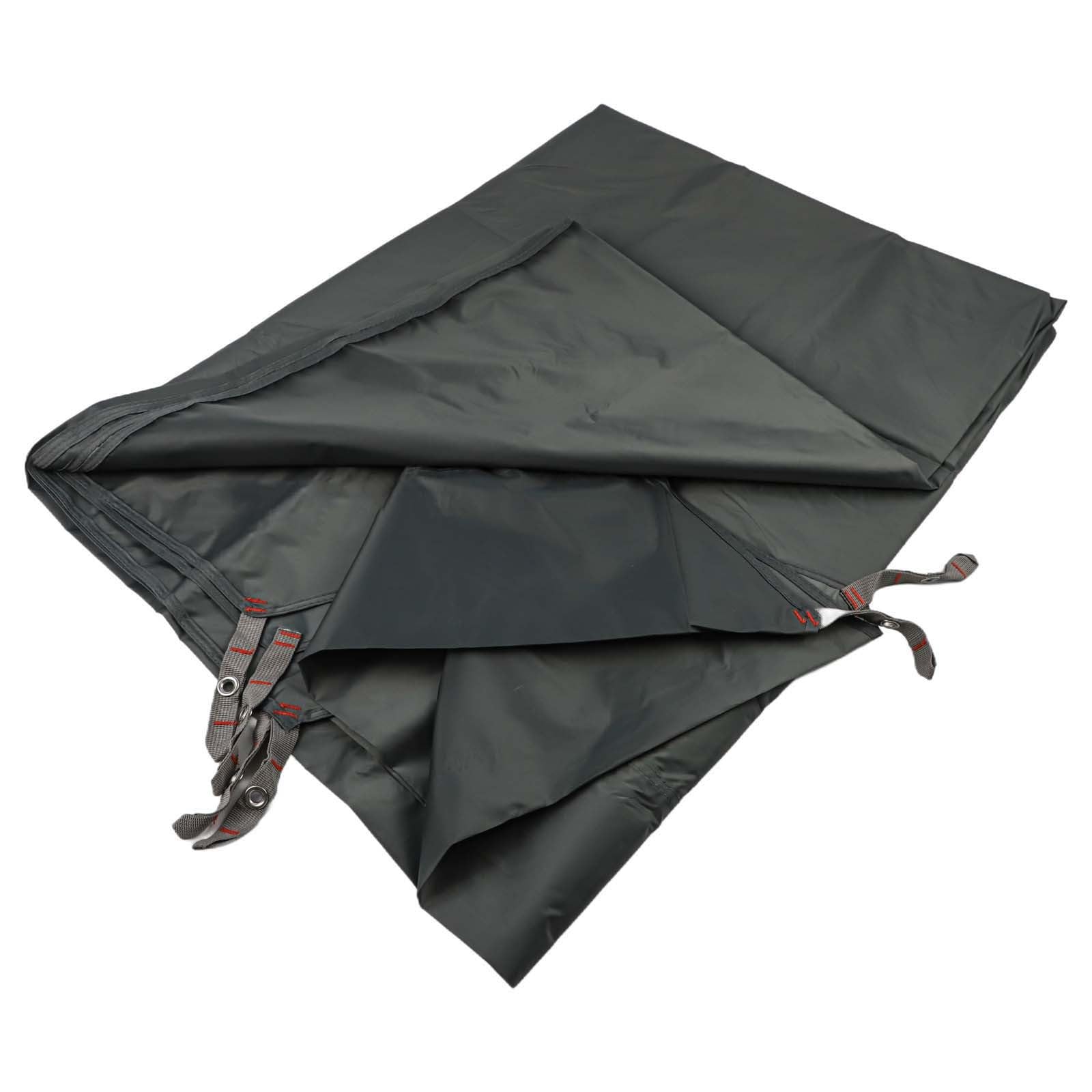 EasyByMall Tapis de tente de pique-nique hexagonal en tissu Oxford 210D imperméable avec clous de sol pour camping randonnée