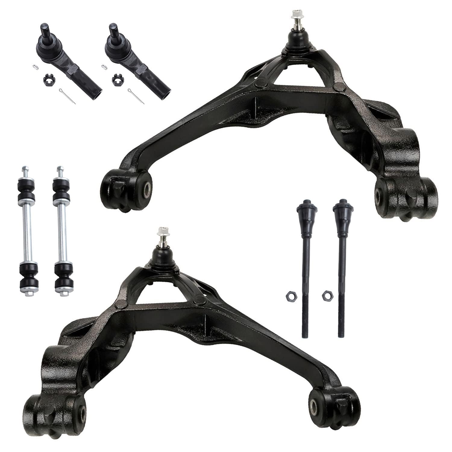 Detroit Axle - 8pc Front End Kit for 2011-2019 Chevrolet Silverado 2500 HD