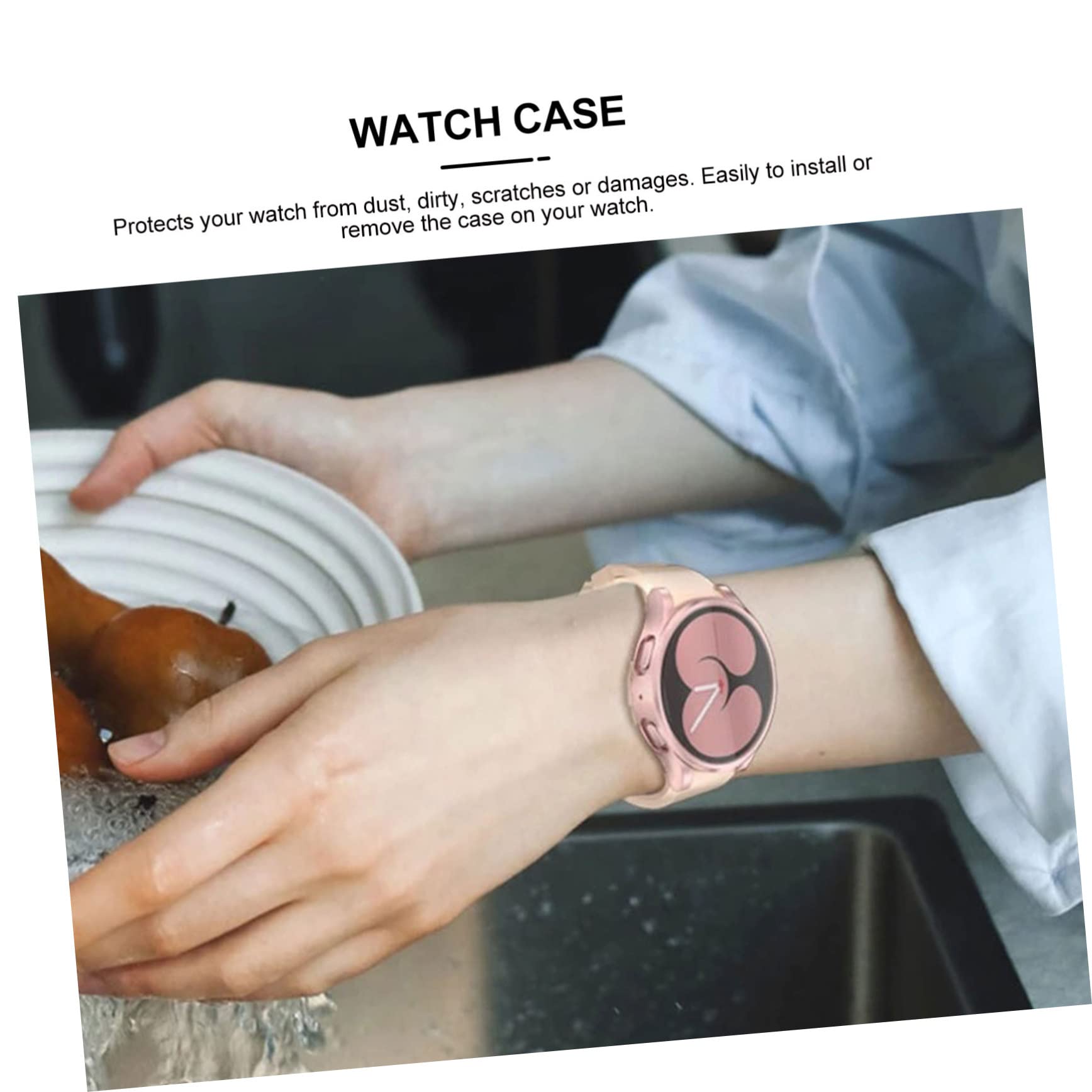 OSALADI 40 Pcs Case Shockproof Protector Smartwatch Case for Practical Protector Anti-Scratch Protector Convenient Smartwatch Shells 3 Case Watches Cover Flexible TPU