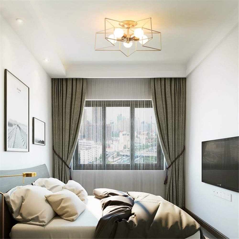 Prоduсt Dеаl Modern 5 Lights Ceiling Light Fixture,KWOKING Star Shaped Flush Mount Ceiling Light,Minimalist Hanging Lights in Gold Suреr Brаndѕ Modern 5 Lights Ceiling Light Fixture,KWOKING Star Shaped Flush Mount Ceiling Light,Minimalist Hanging Lights in Gold