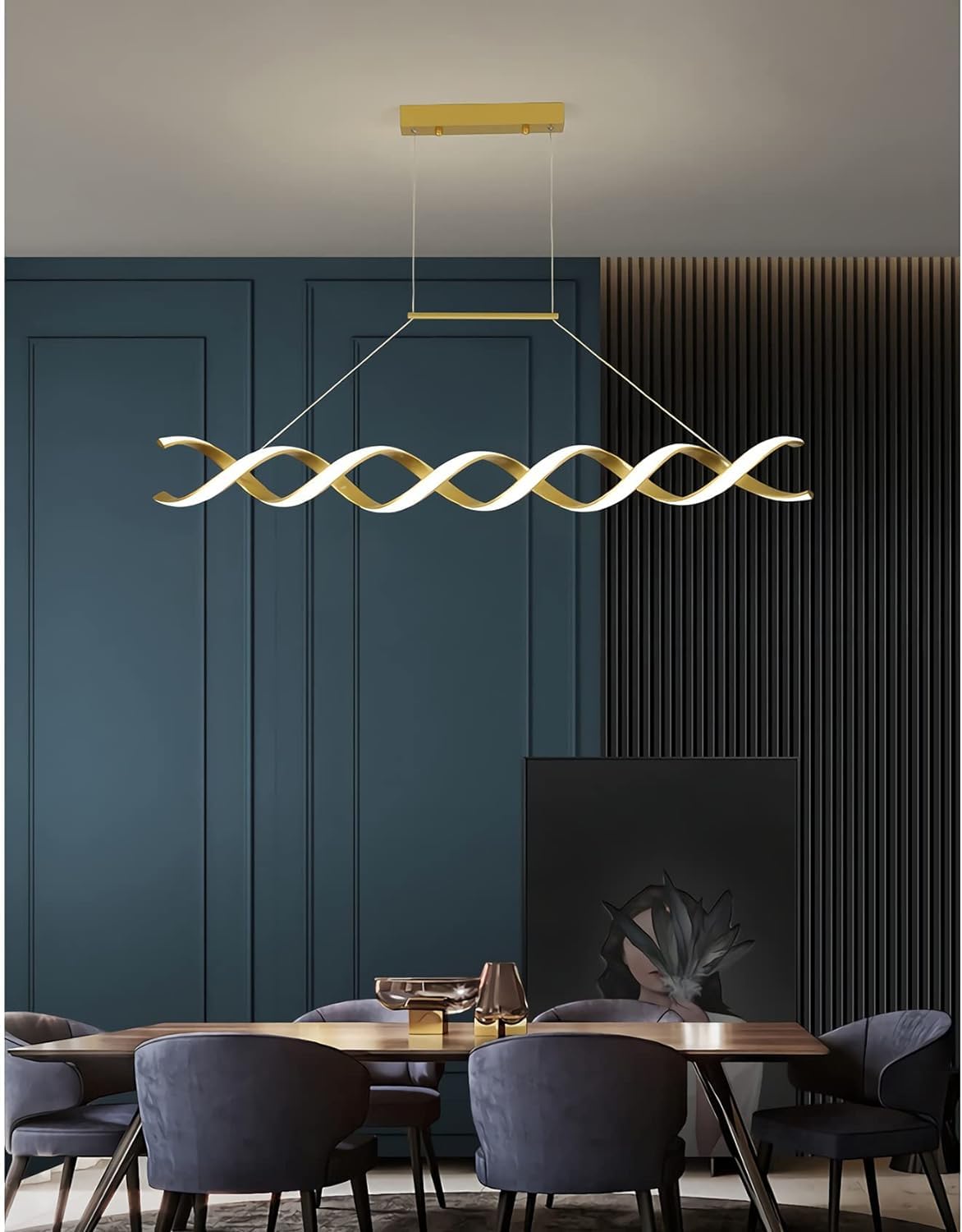 Suspension pour salon modulable pour en finir avec la lumière agressive