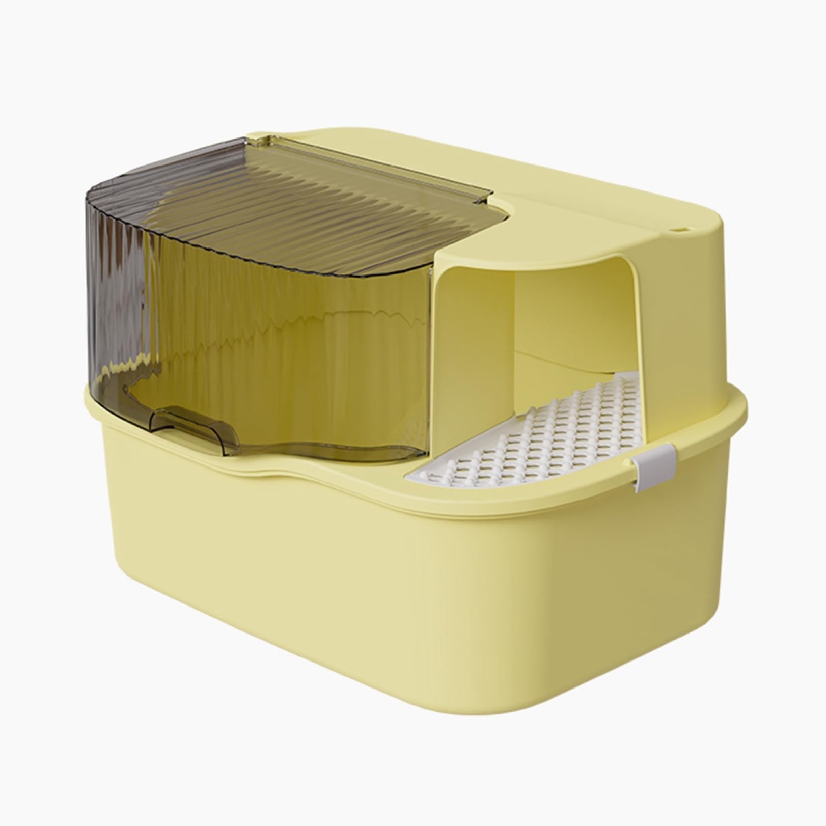 猫トイレ 猫用トイレ本体 ネコトイレ フルカバー 大容量 大型 砂の飛び散ら防止 掃除簡単 脱臭抗菌 組立簡単 引き出し式 おしゃれ 43×40×45cm cstoilet ＼エントリーでポイント5倍獲得！／ kamelun 猫トイレ