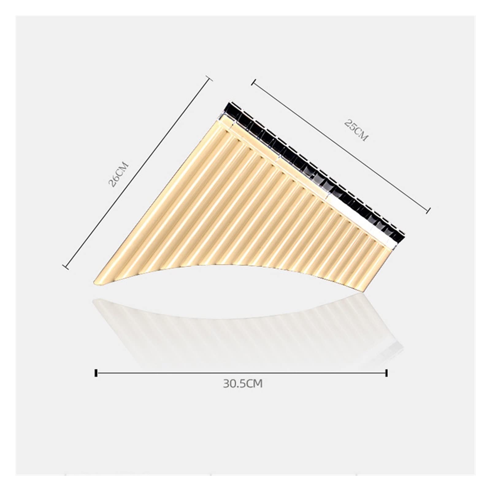 Flauto Di Pan A 18 Tubi Flauto Di Pan A 16 Tubi Flauto Pan cinese (Color : 18 Tubes Beige)