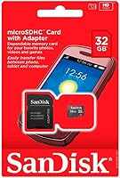 Vista 2 de SanDisk microSDHC - Tarjeta de memoria flash de 32 GB, negro, SDSDQM-032G-B35 (embalaje al por menor)