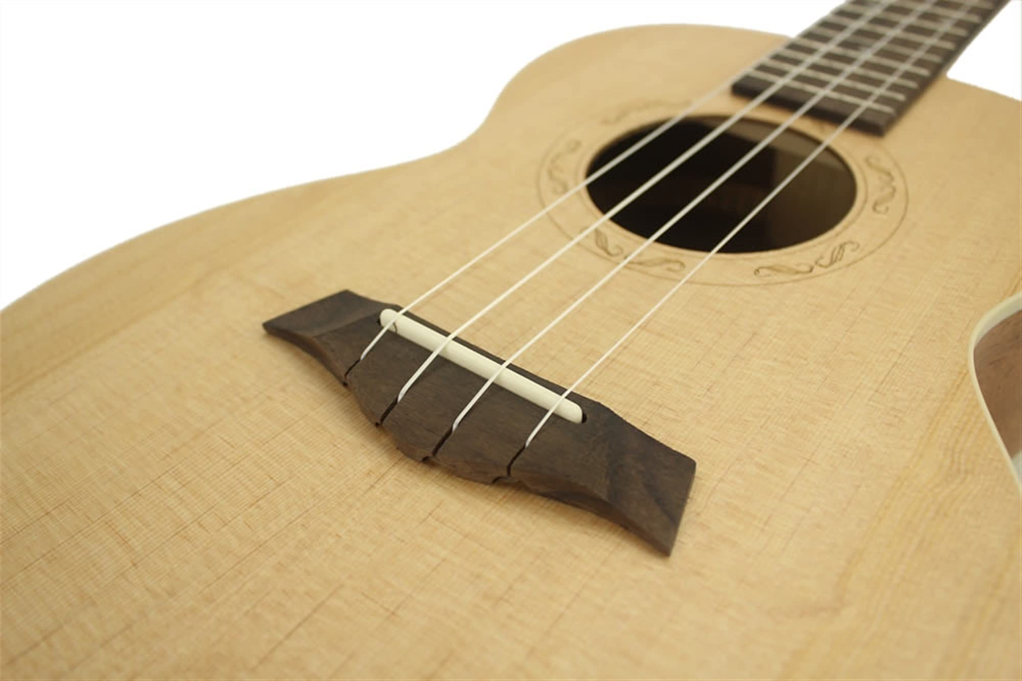Ukulele koncertowe Początkujący Ukulele 26- calowy TENOR UKELELE Rosewood Fingerboard Świerkowy Panel Sapele Backplate 4 Strings Hawaii Mini Guitar Ukulele (Color : Only Uke)