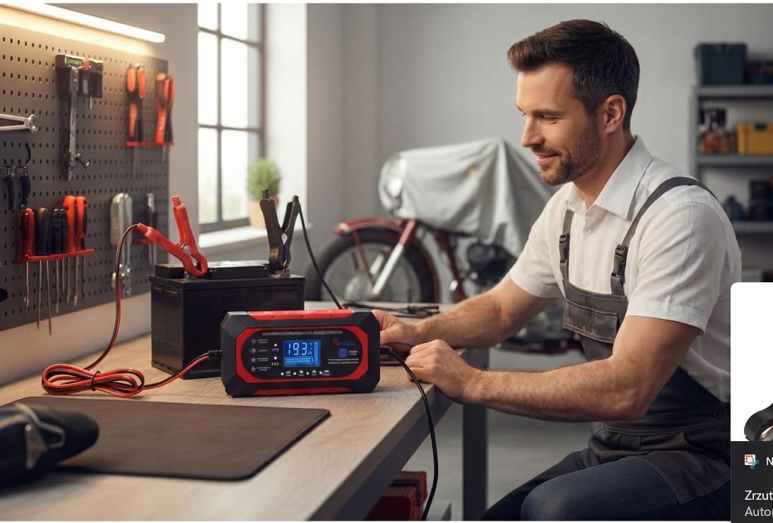 Caricabatterie intelligente per auto, 12 V, 10 A, 24 V, 5 A, caricatore automatico con display LCD e funzione di riparazione di impulsi per auto, moto, camion, AGM, gel, batterie al piombo acido