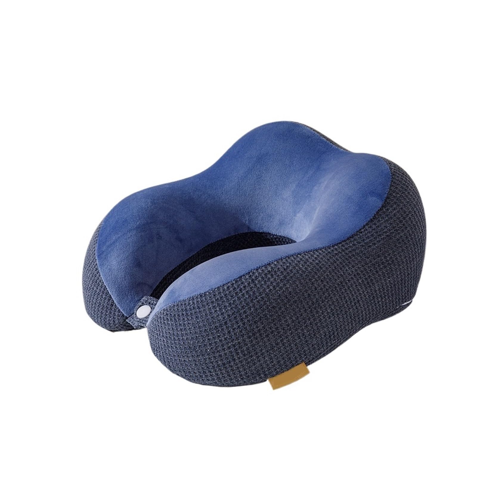 YShiuoL Neck Pillow Neck Pillow U-shaped Memory Foam Slow Rebound Lunch Break Airplane Travel Mesh Hump Car(Dark blue)