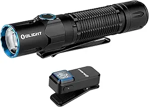 OLIGHT Warrior 3S 2300 Lumens Rechargeable Tactical Flashlight Bundle with Oclip EDC Light