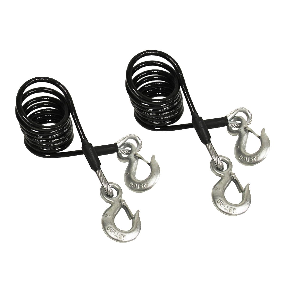 Blue Ox BX88197 Class IV Safety Cable Kit | Tow Rating of 10,000 lbs | Protects from Accidental Connection | Offers Security When Towing | Cables Length of 7 Feet