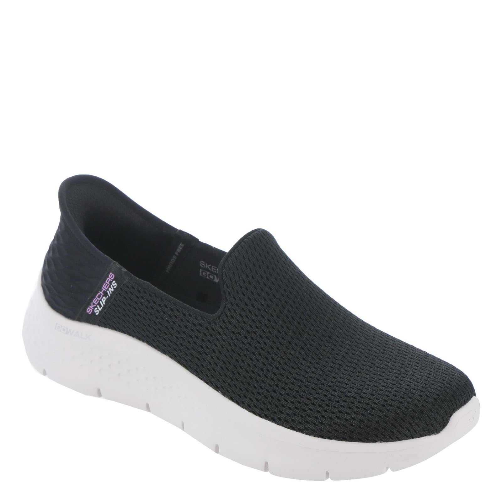 Skechers Go Walk Flex Slip-ins - Relish, Black/White, 3.5 UK Wide