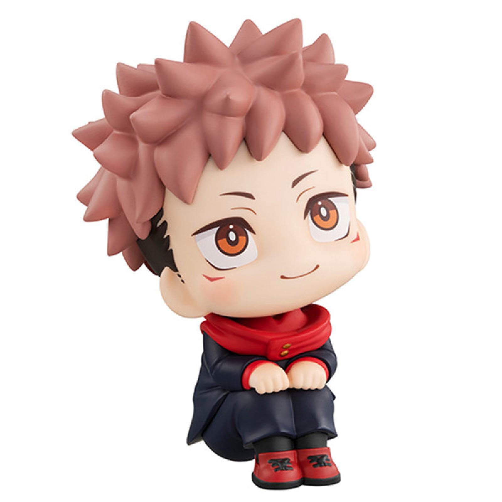Jin Chuang 9cm Anime Figure Cute Q Version Palm Sitting Position Jujutsu Kaisen Figurine Gojo Satoru Itadori Yuji PVC Anime Action Figure Twisted Egg Doll Car Accessories ItadoriYuji