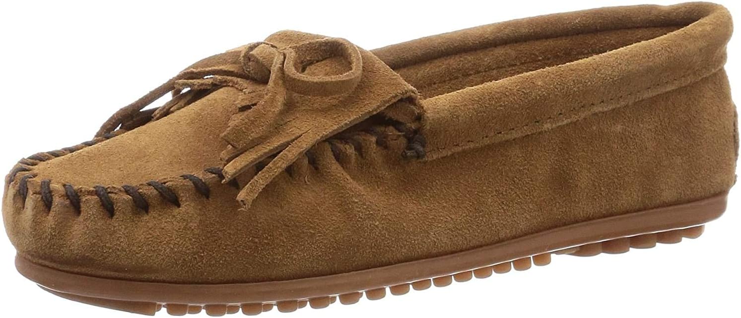 - Women's Kilty Suede Hardsole Moccasin