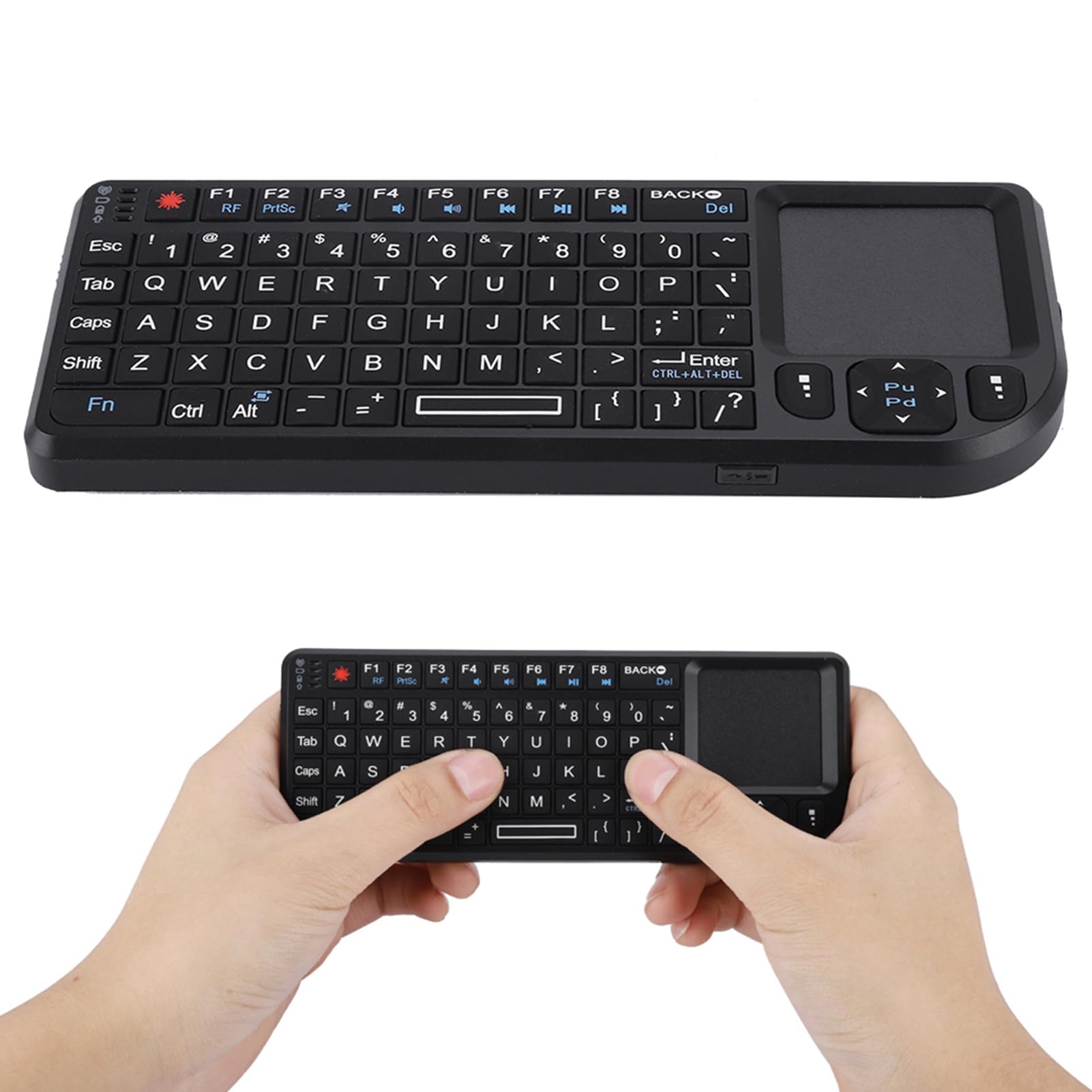 Yunir Mini Tastiera Bluetooth, Portatile Wireless con Touchpad, Compatibile con TV, 360, Smartphone