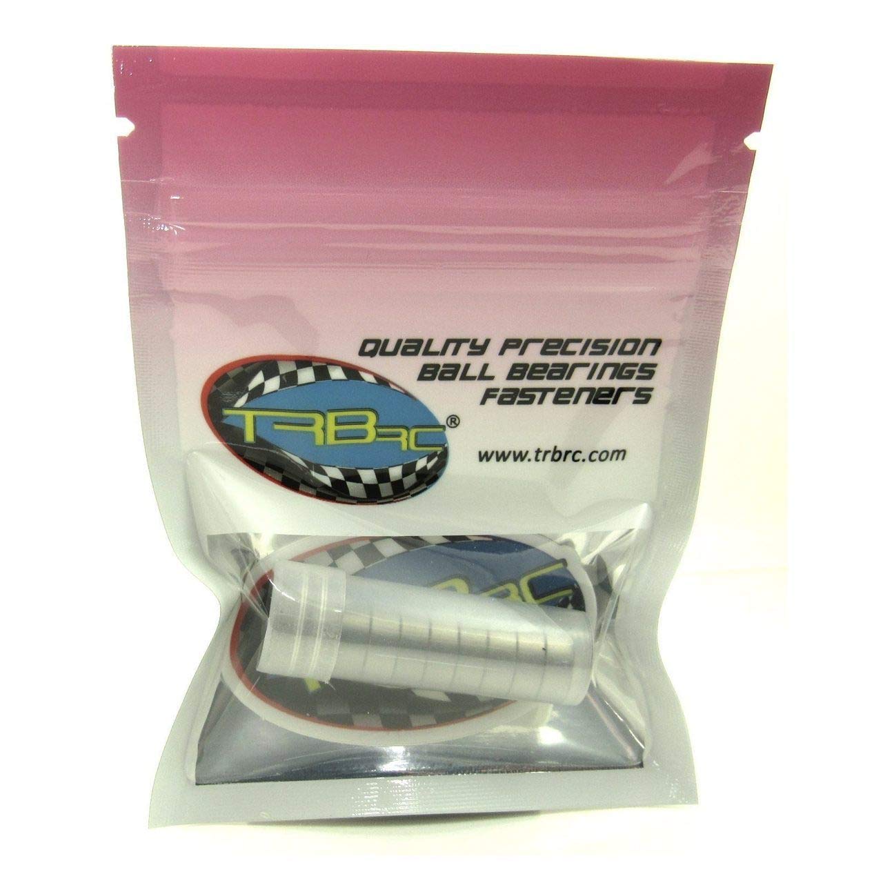 TRB RC 10pcs. 5x10x4mm Clutch Ball Bearings Chrome Steel, Rubber Seals