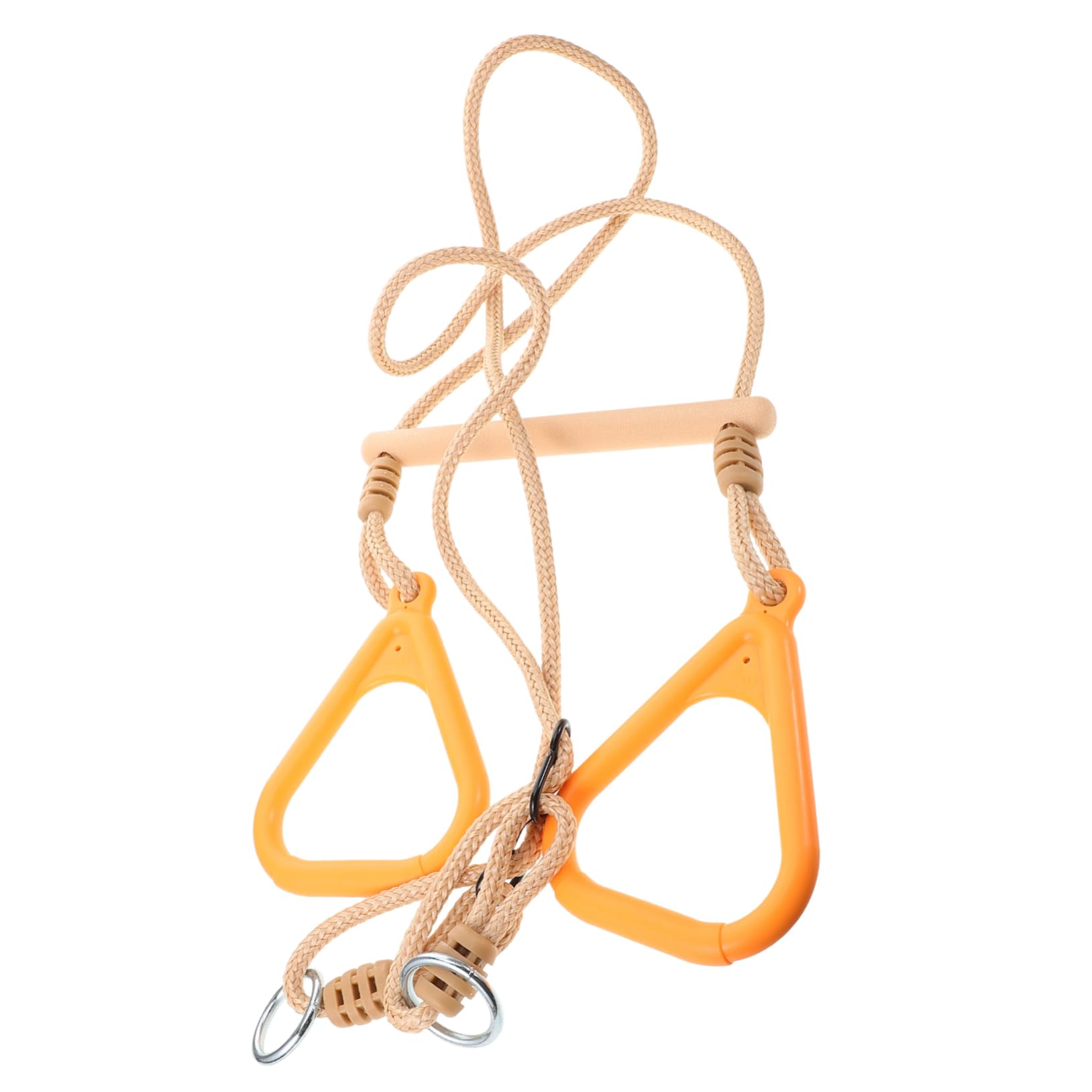 Kisangel Boys and Girls's Swing Bar Ring Play Set Gymnastics Rings for Boys and Girls Indoor Outdoor Swing Bar for Training Equipment