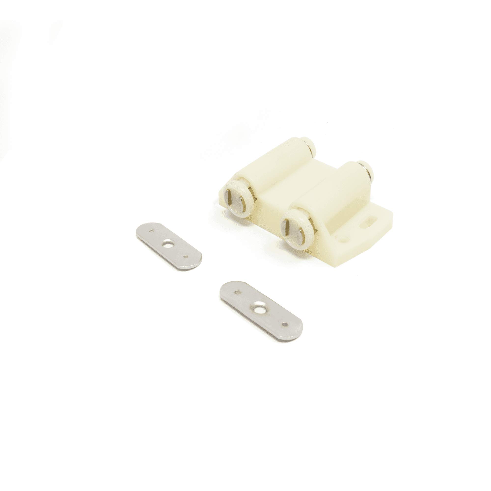 Captura Magnética Beige Para Proporcionar Un Cierre Seguro Y Una Fácil Apertura de Las Puertas de Armario Y Armario - 66.5mm x 34mm x 19mm - Paquete de 100