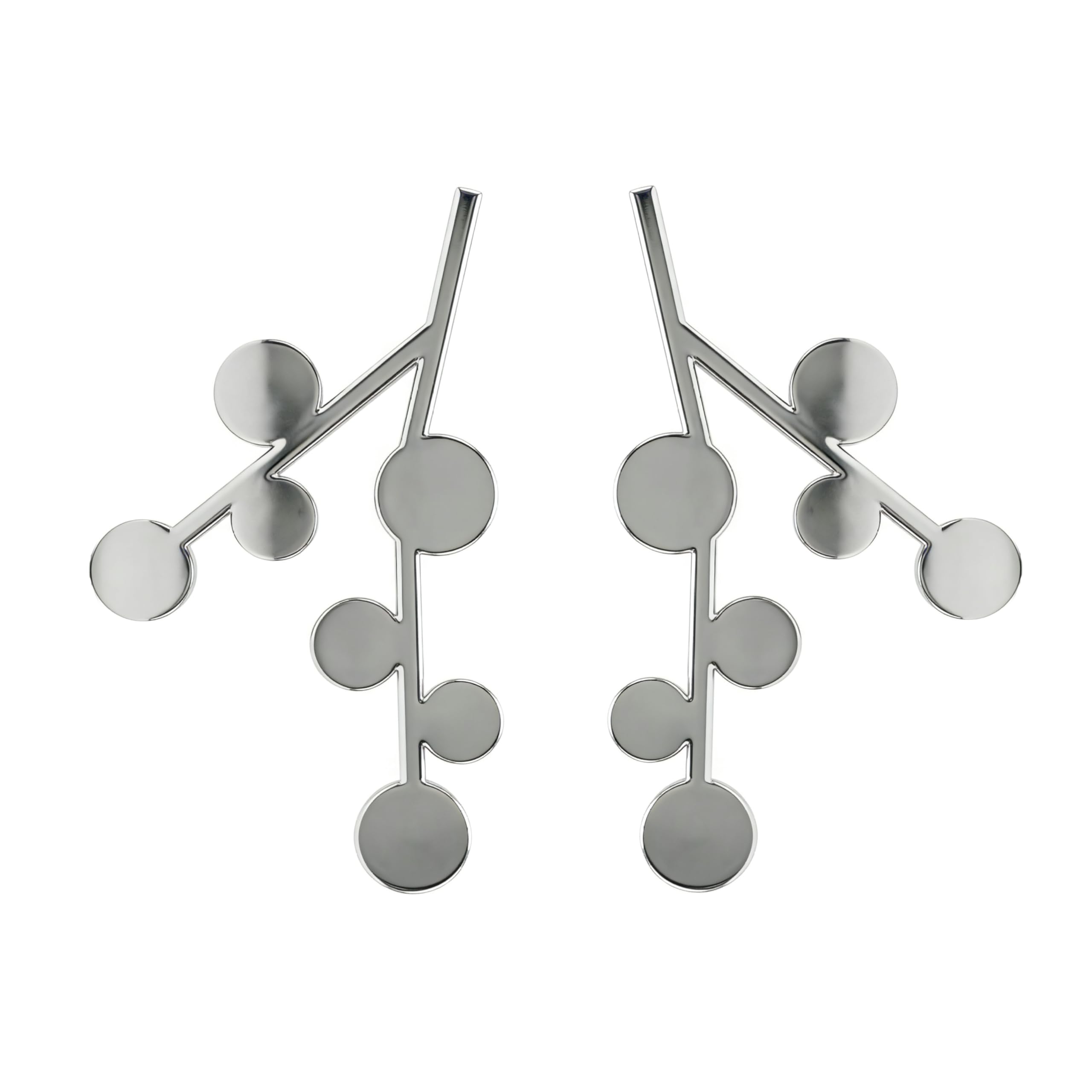 Sterling Silver Snowflake Stud Earrings for Women, Delicate Winter Jewellery Small Hypoallergenic 925 Silver Earrings, Unique Handmade Charm Gift for Her Mum Birthday Anniversary