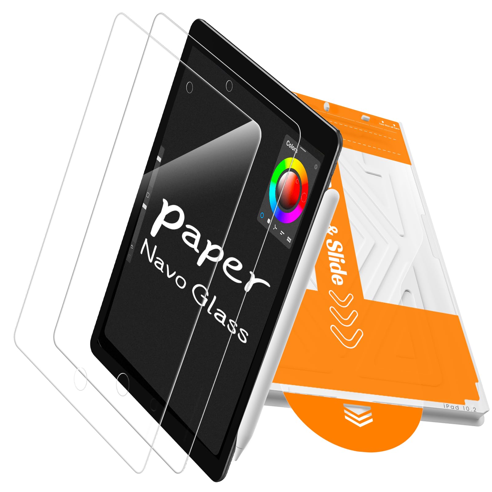 PandaShield 2-Pack Paper-Feel Screen Protector for iPad 10.2-inch 9-7th Gen