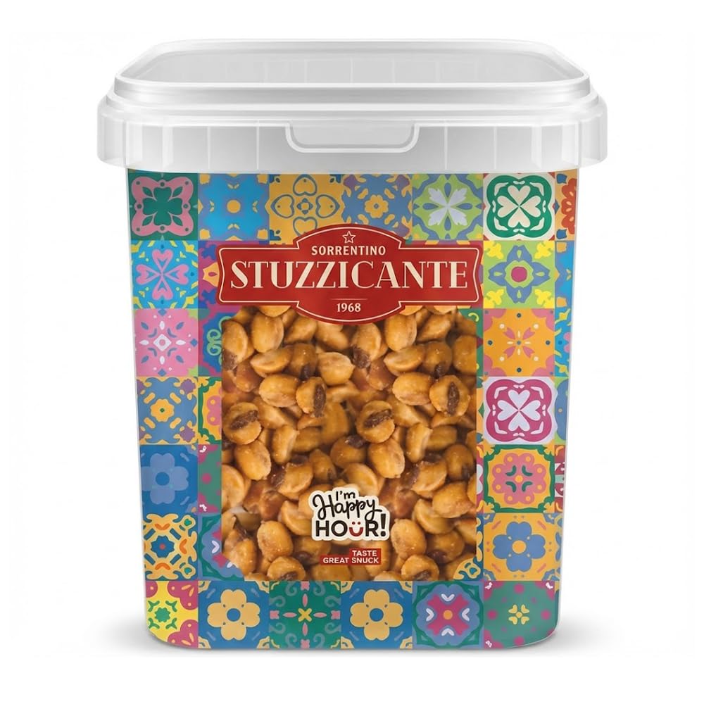 Stuzzicante Mais Gigante Salato Secchiello da 1800g | Ideale per Aperitivi e Scorta Bar