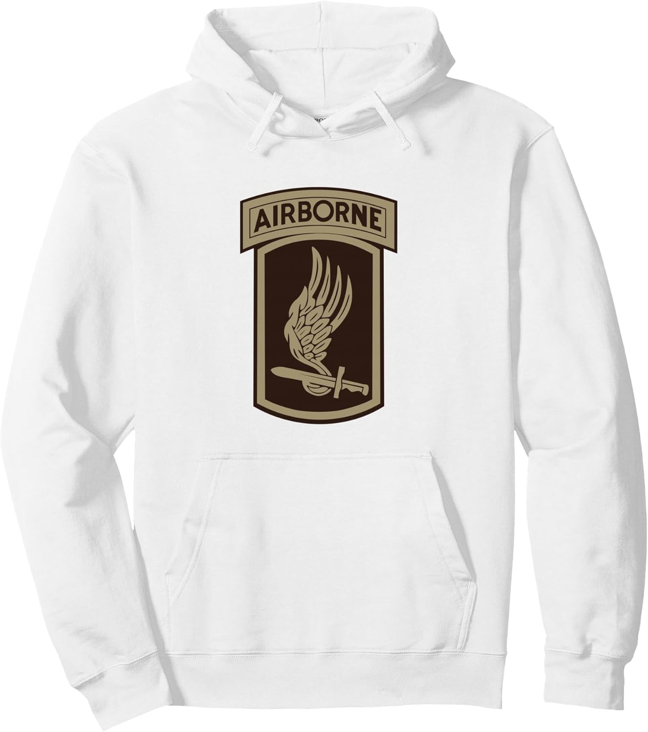 173rd Airborne Patch (desert subdued) Pullover Hoodie