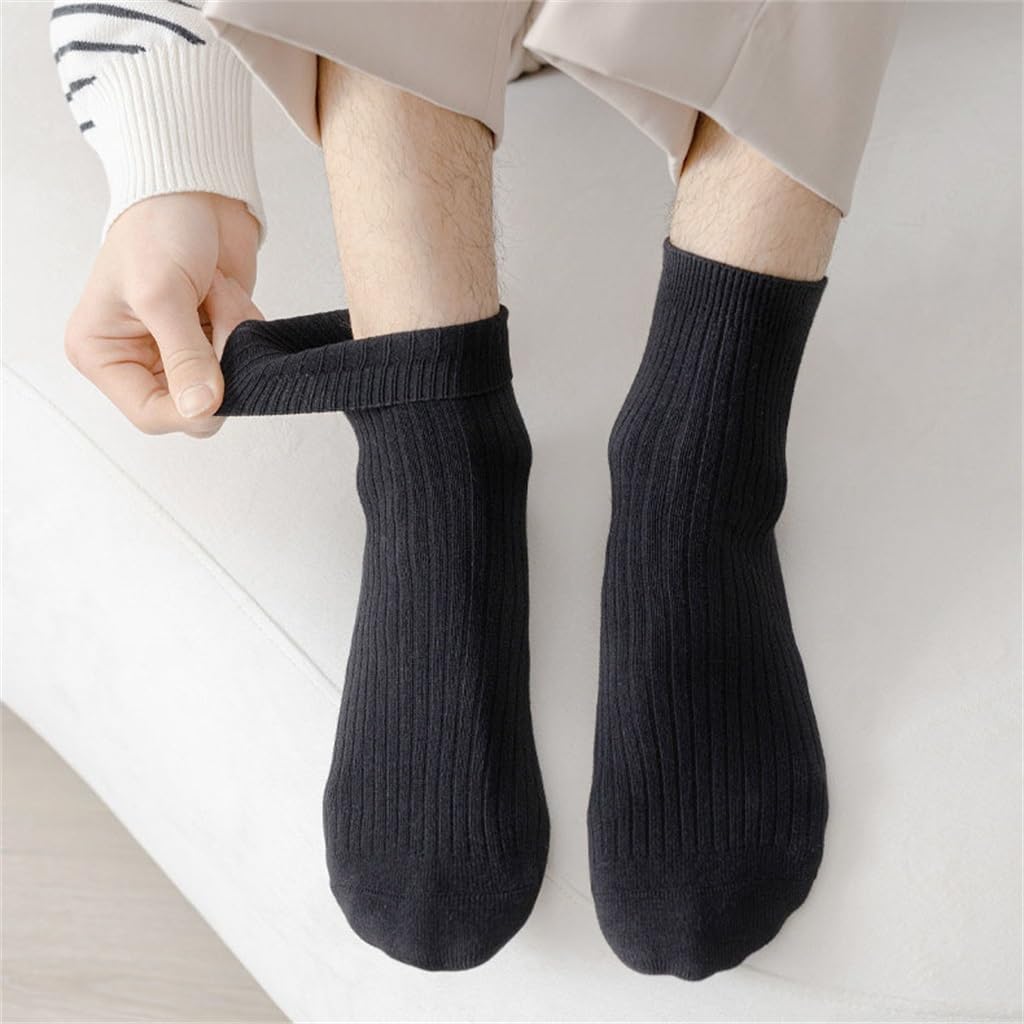 JSEIAJB Socks Men S Cotton Short Tube Socks Sweat Absorbing Needle Men S Socks