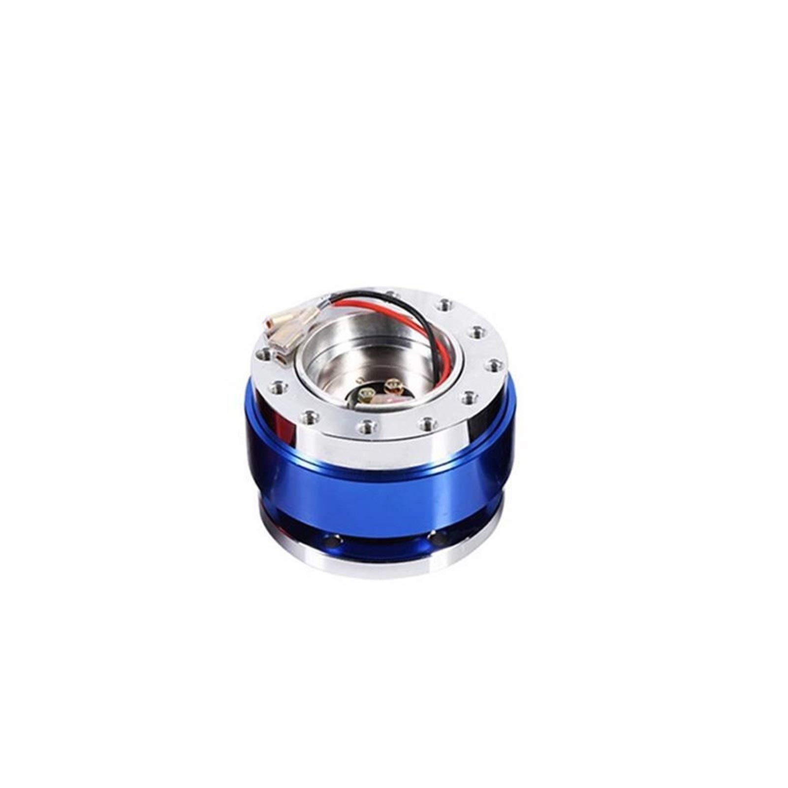 Universal Car Auto szybkozłączka do kierownicy Snap Off piasta Adapter zestaw Boss aluminium Zestaw piasty kierownicy(Blue)