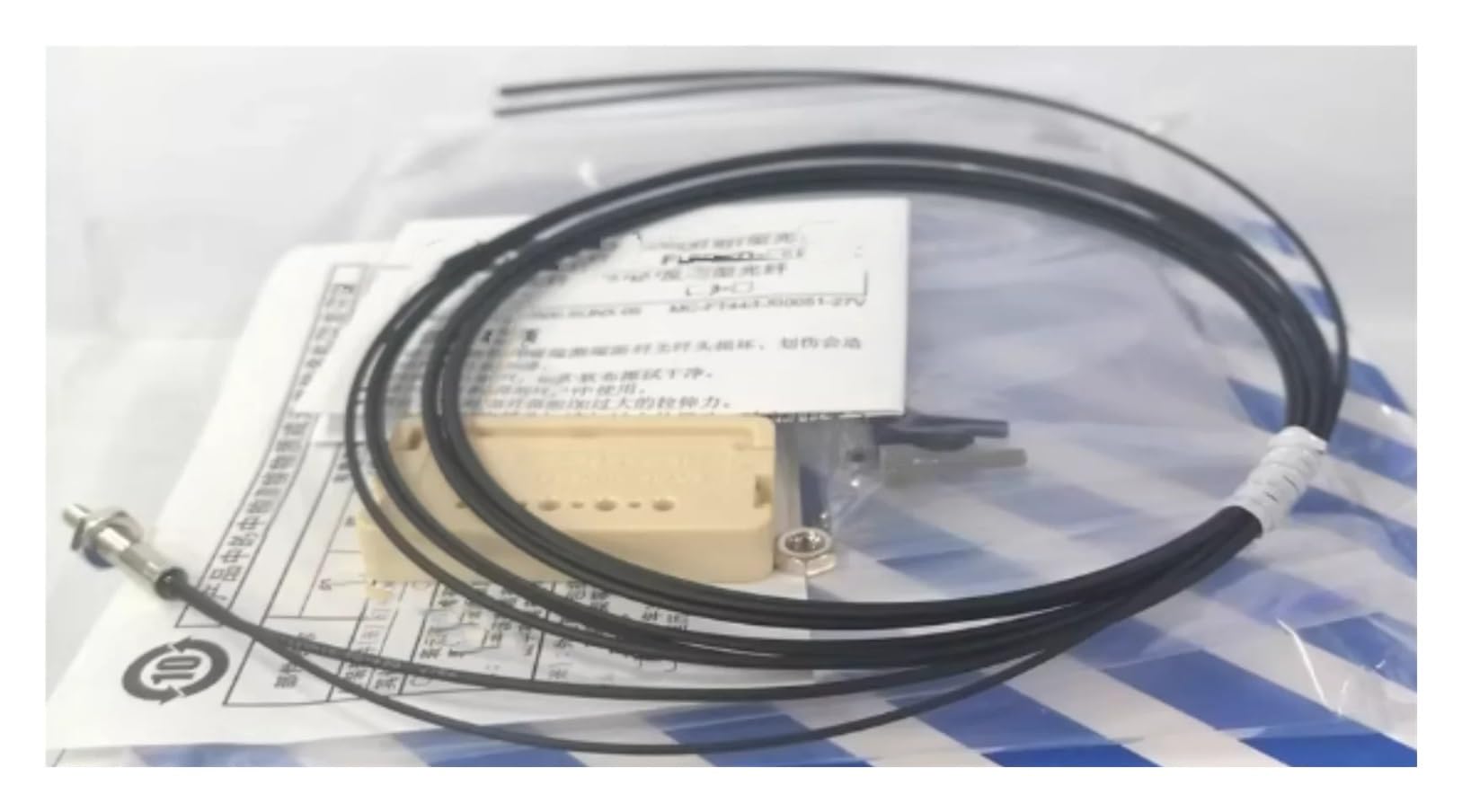 Capteur à fibre optique FD-42G à tête filetée M4 haute flexibilité