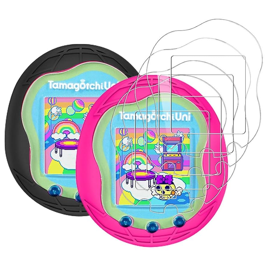 たまごっちユニ カバー2個付き Amazon.co.jp: Tamagotchi Uni 用 ケース 保護フィルム(2枚