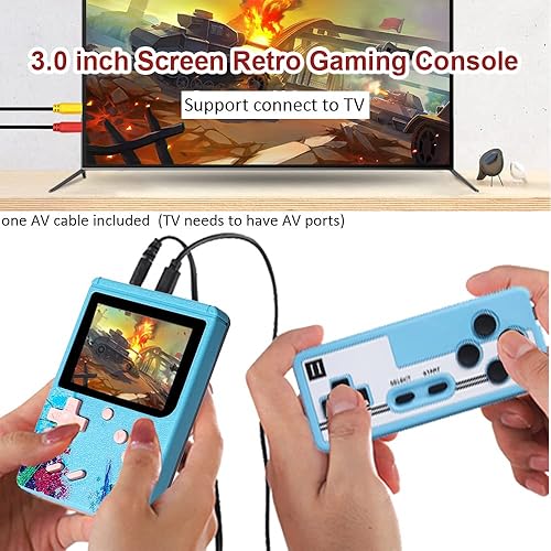 Miniatura 4 de Mini reproductor de juegos Gameboy de mano para niños y adultos, consola de juegos retro con videojuegos integrados 500 en 1, máquina de juegos