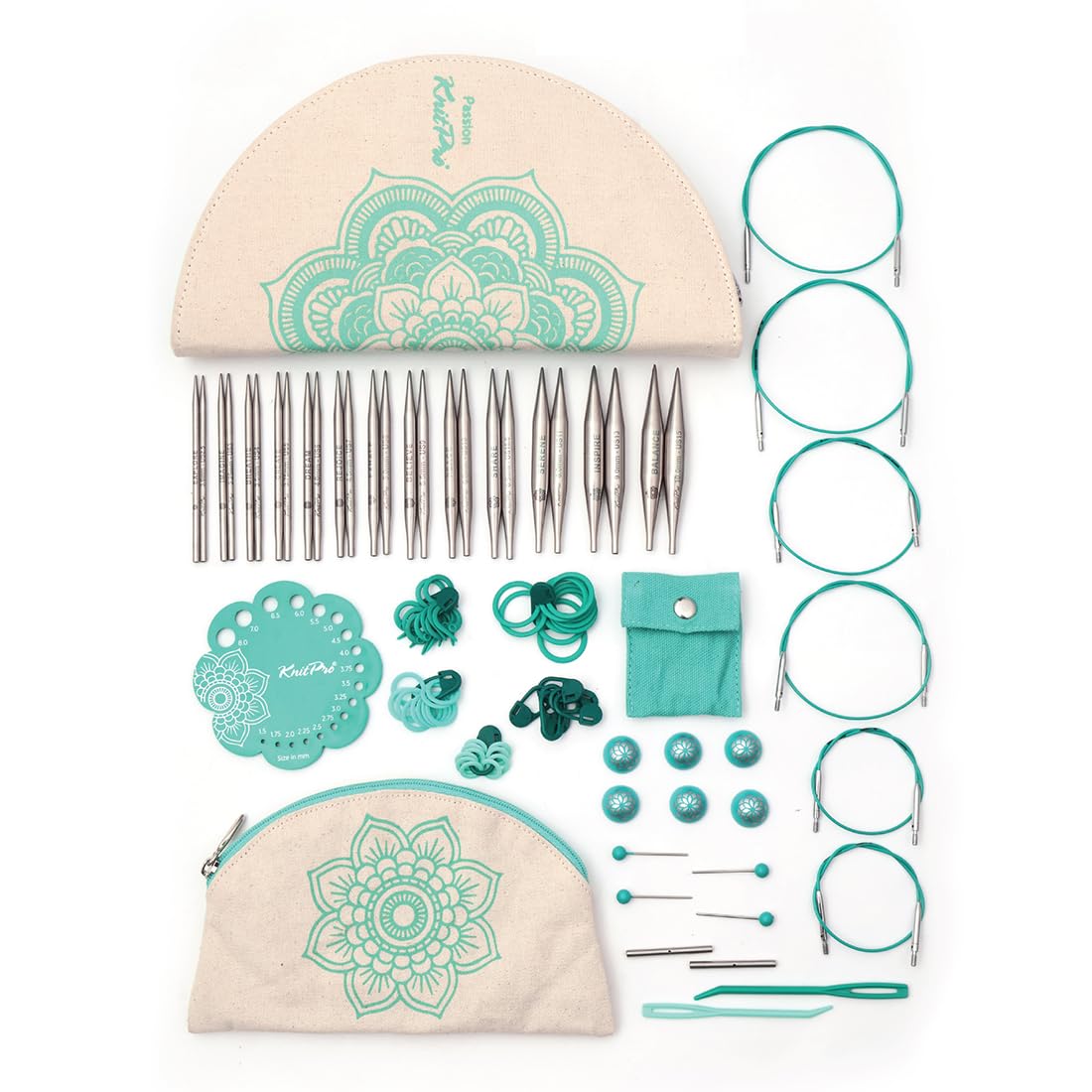 Amazon.com: KnitPro The Mindful Collection Passion Interchangeable