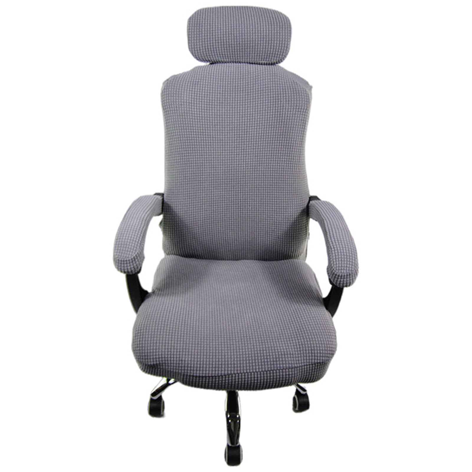 Mswborml Stretch Computer Office Chair Slipcover with Headrest and Armrest Cover Universal Anti Slip Wear Resistant Gaming Chair Slipcover with Zipper for Reclining Racing Gaming Chair,U