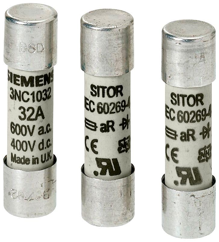 Siemens - Cartuccia Fusibile cilindrico sitor ar con percussore 63a