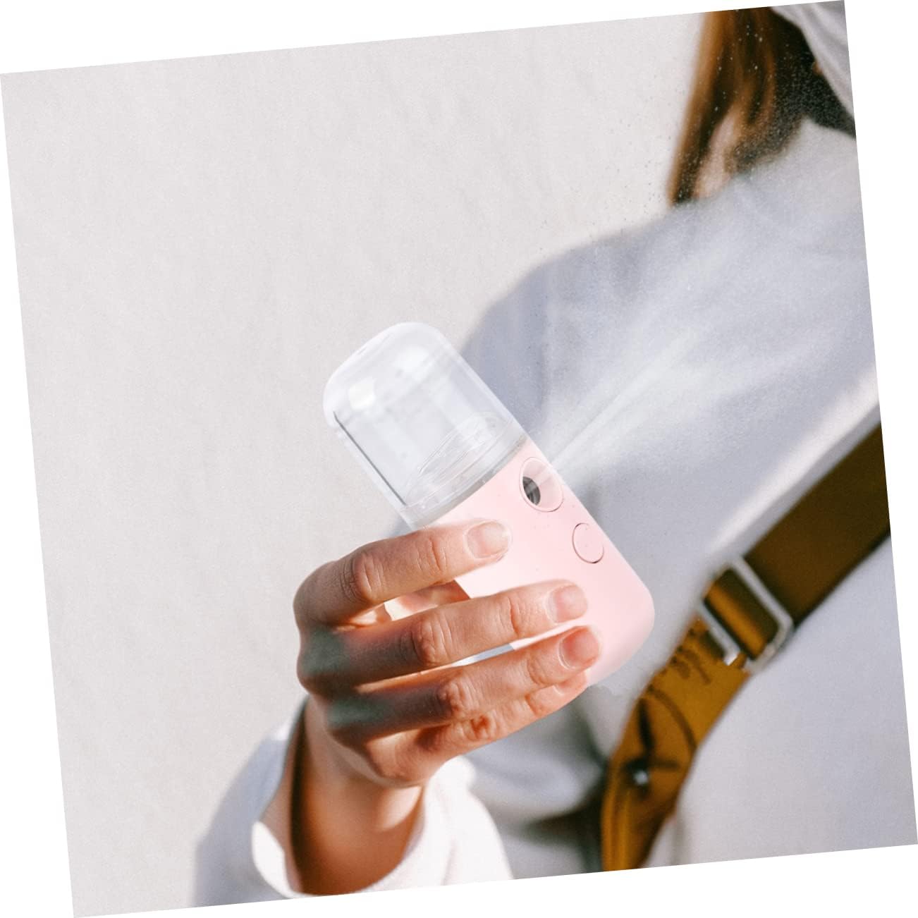 Beavorty Portable Nano Face Mist Sprayer USB Charging Humidifier for Women Mist Facial Steamer with Atomization Technology Quick Hydration and Oil Balance Moisturizer for Dry Skin Care