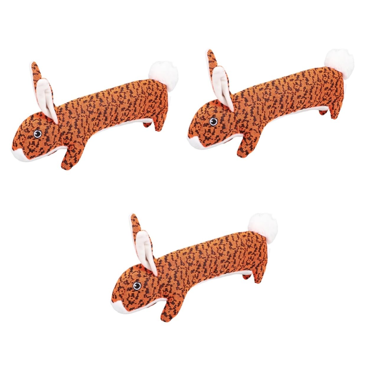 FRCOLOR 3 Stücke Haustier Quietschendes Kauspielzeug Design Hund Quietschendes Spielzeug Für Spielen Pet Supplies Orange Hund Kauspielzeug