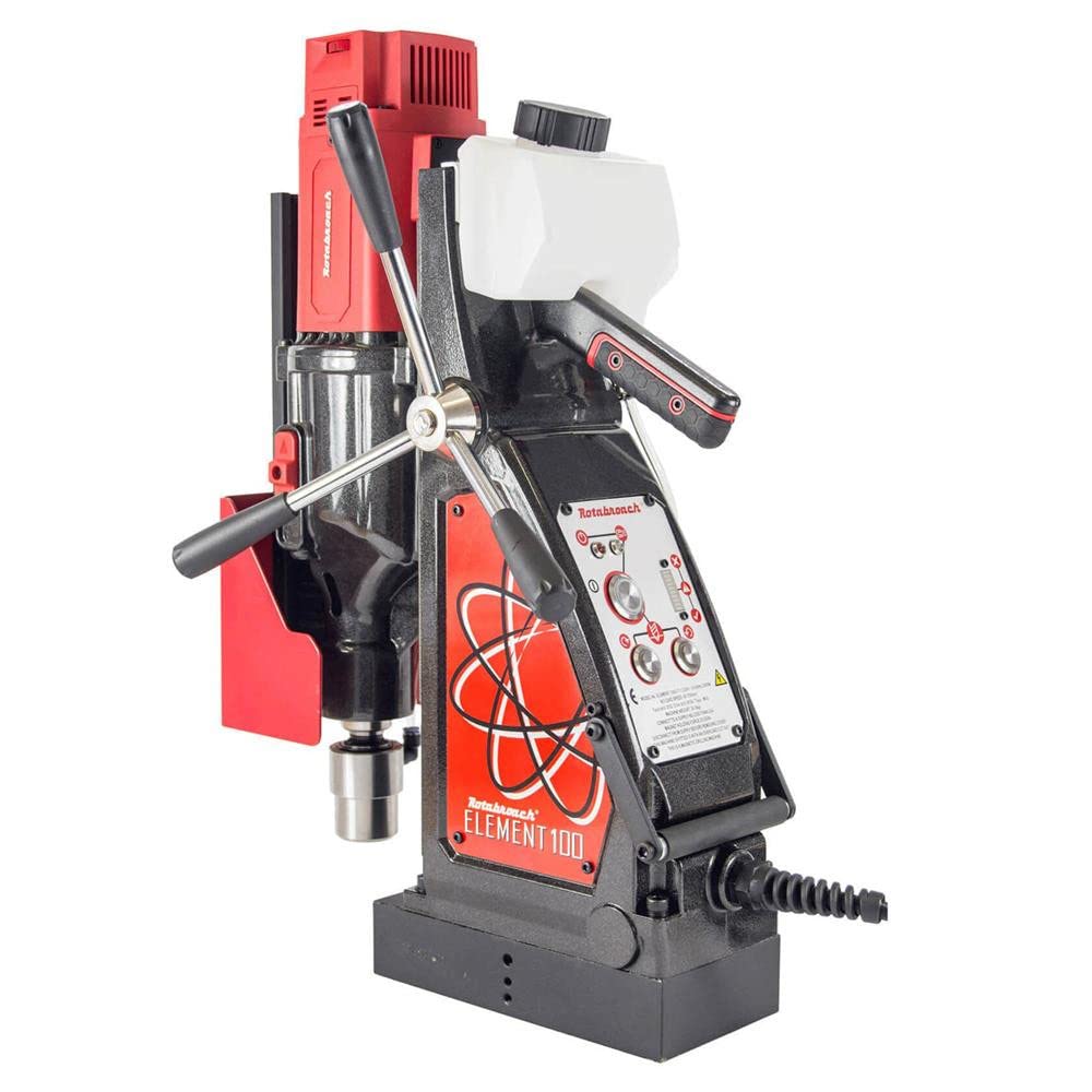 Rotabroach Magnetic Drill Press Machine - Rotabroach's Element 100/1 2000w 110v Electric Drilling Machines Capable of Drilling Holes up to 100mm in Diameter & 100mm in Depth
