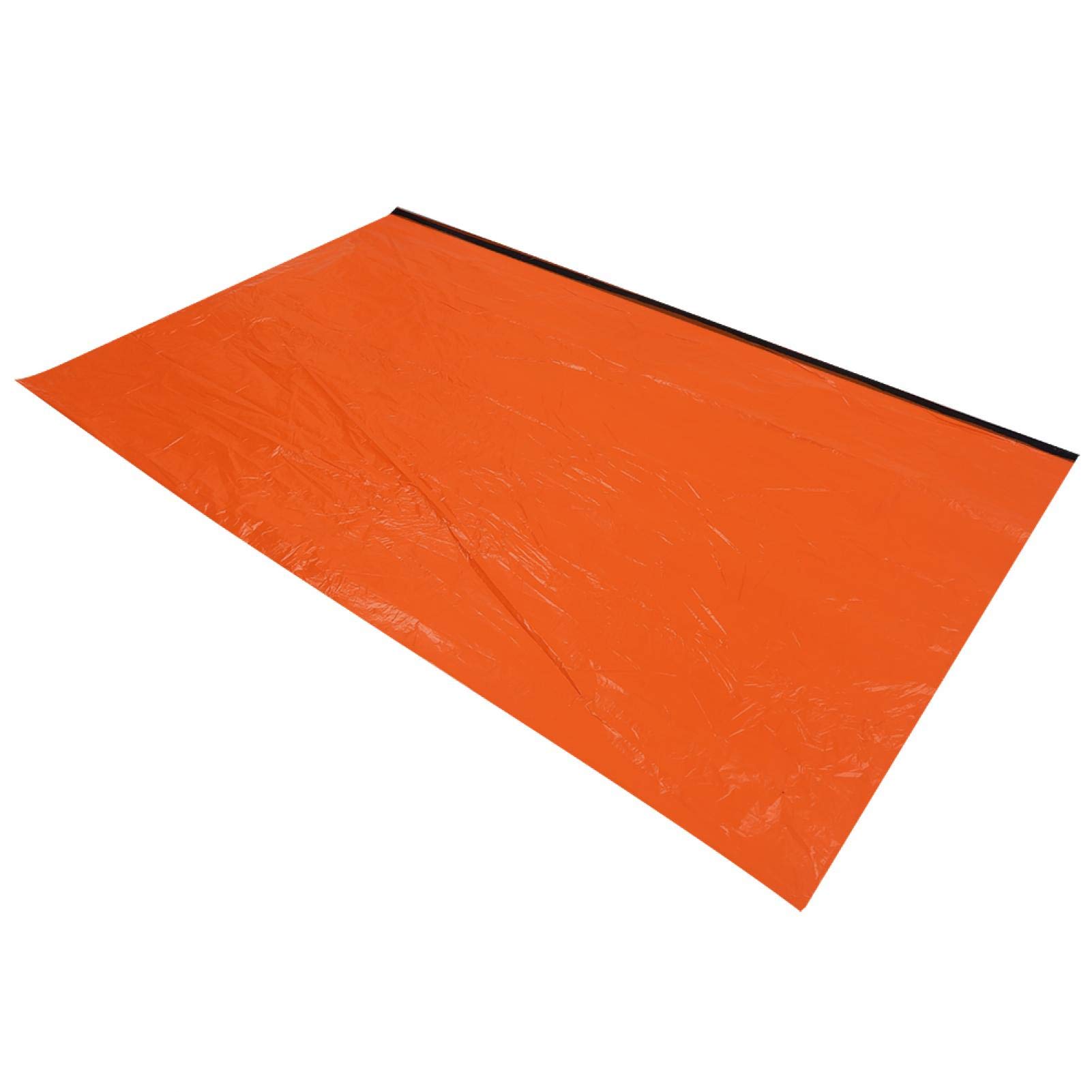 Kuuleyn Wärmedecke Zelt, Outdoor Thermal Heavy Duty Blanket Rescue Shelter Faltbares Zelt Aluminiumbeschichtung Schlafsack zum Wandern Camping Sport & Freizeit