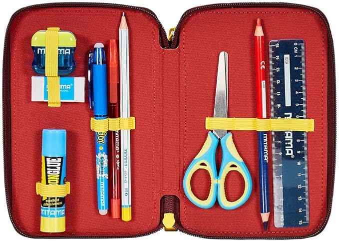 AS Roma Trolley astuccio 3 zip più Gadget scuola omaggio doppio uso zaino trolley
