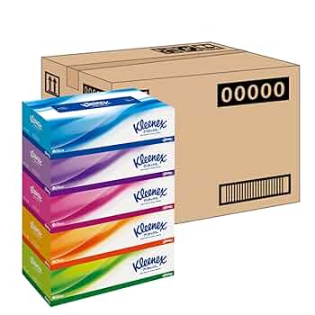 Amazon.co.jp: ティッシュ 360枚(180組) 60箱 クリネックス