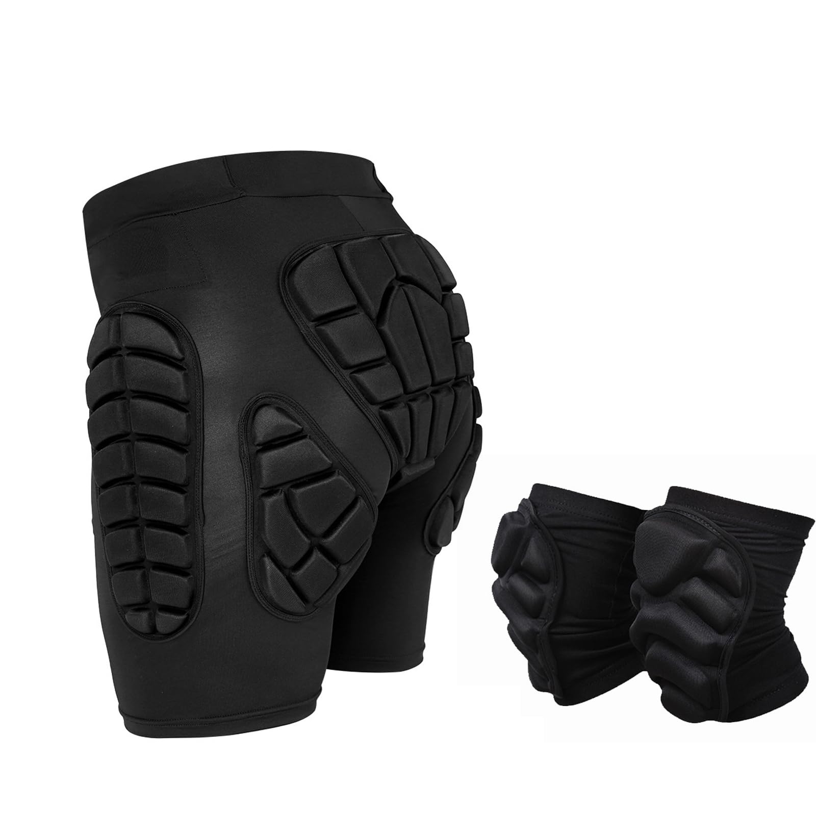 Lixada Protective Padded Shorts, Impact Resistance 3D Padded Shorts for Snowboard,Skate and Ski for Women Men Unisex