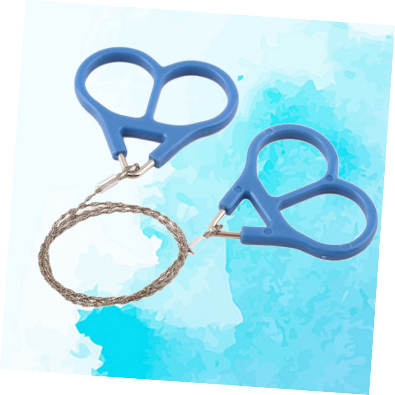 Balacoo Mini Stainless Steel Wire Saw for Survival Gear Flexible Durable Camping Tool for Cutting Lightweight Emergency Equipment for