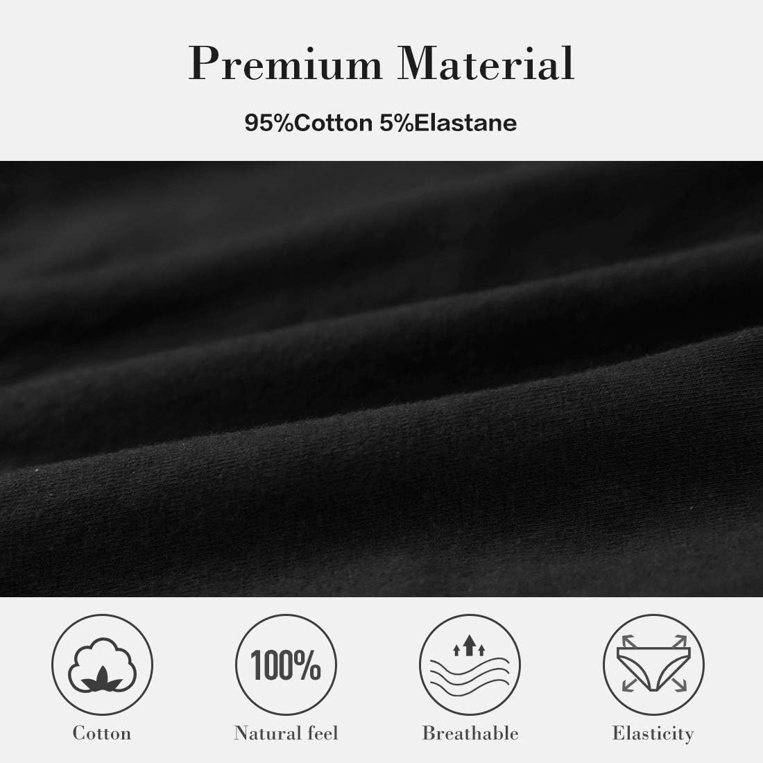 LYYTHAVON Women’s Underwear Soft Breathable Cotton Brief Ladies Panties 5-Pack - Image 4