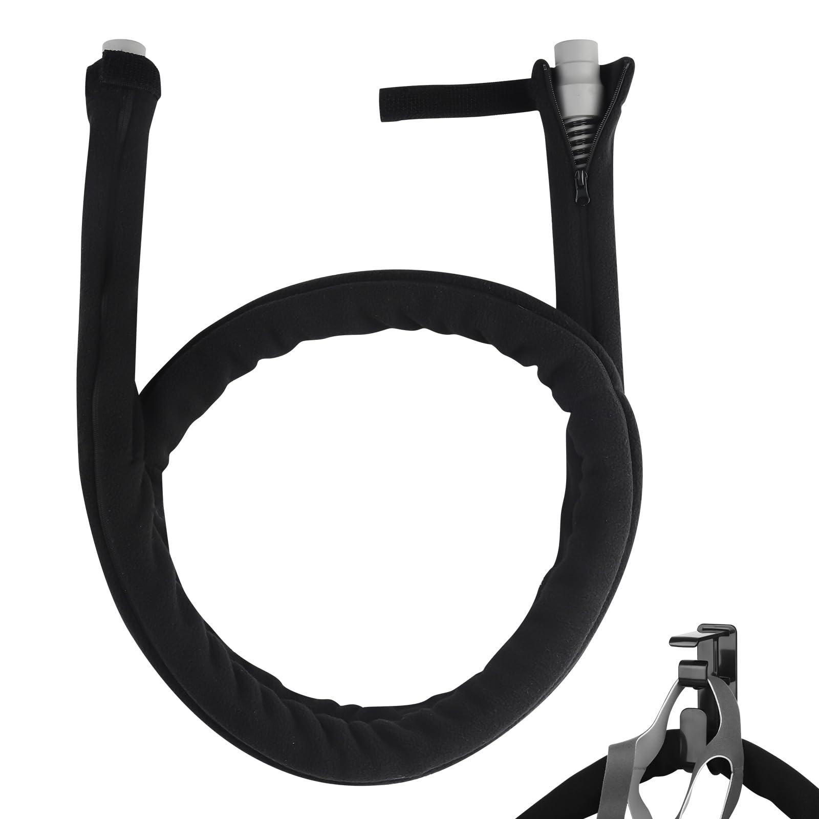 6.1ft CPAP Hose Cove Compatible with most Machines - Prevent Pet Scratches &amp; Reduce Condensate Water, Include CPAP Hose Holder - Avoid Tubing Tangles &amp; Keep the Tubing Off the Floor and Table