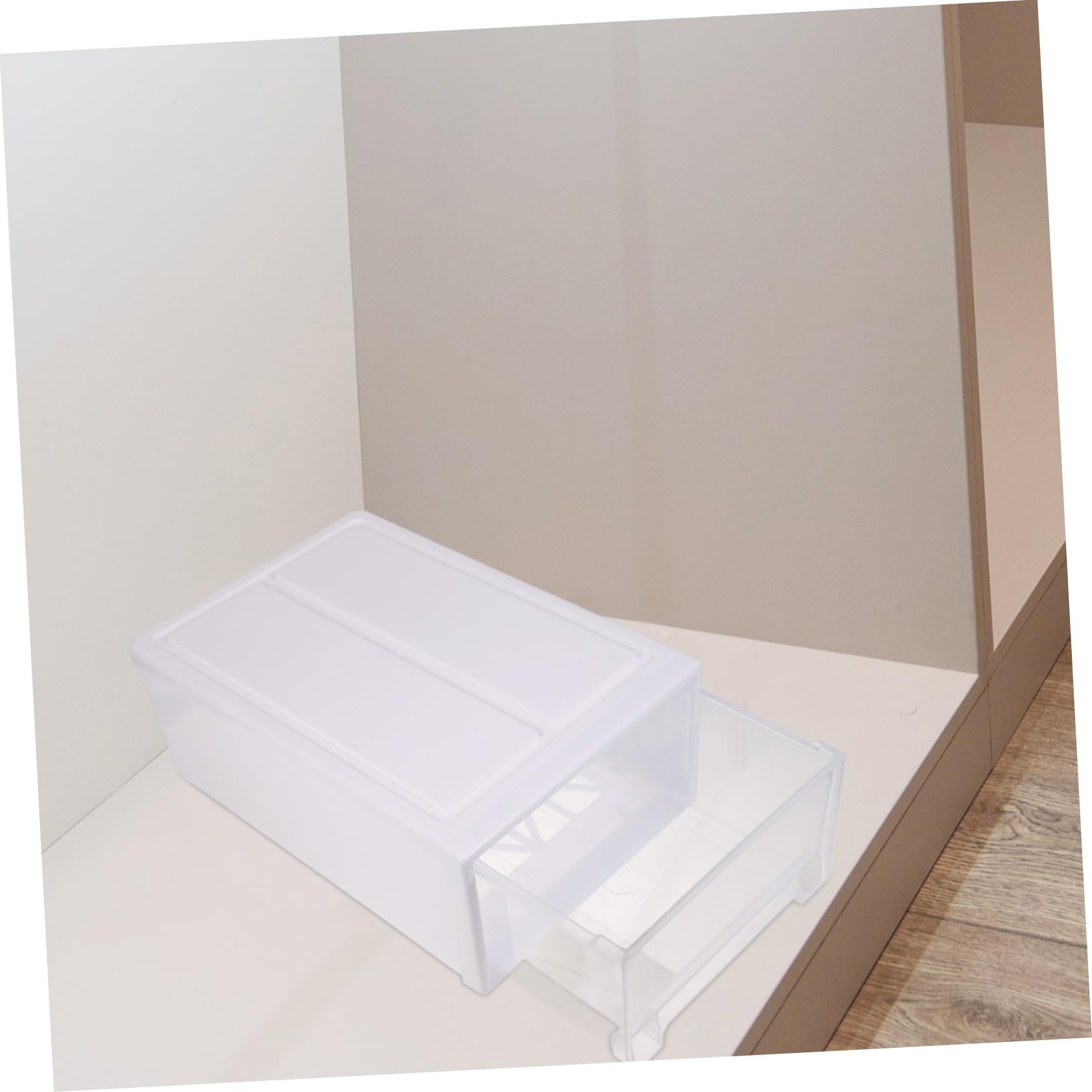 ULTECHNOVO Transparente Stapelbare Kunststoff-box Mit Schublade Umweltfreundlich Verschleißfest Vielseitiger Aufbewahrungsorganizer Für Kleidung Und Schuhe Für Schlafzimmer Und Wohnzimmer